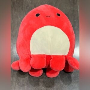SQUISHMALLOW Veronica the Red Octopus, 12”